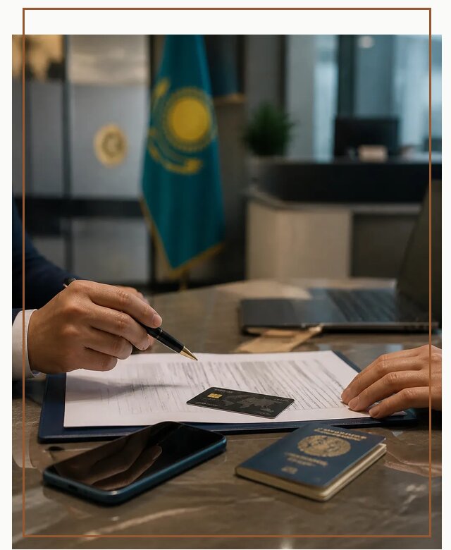Открытие счета и банковской карты в Казахстане в Шатуре